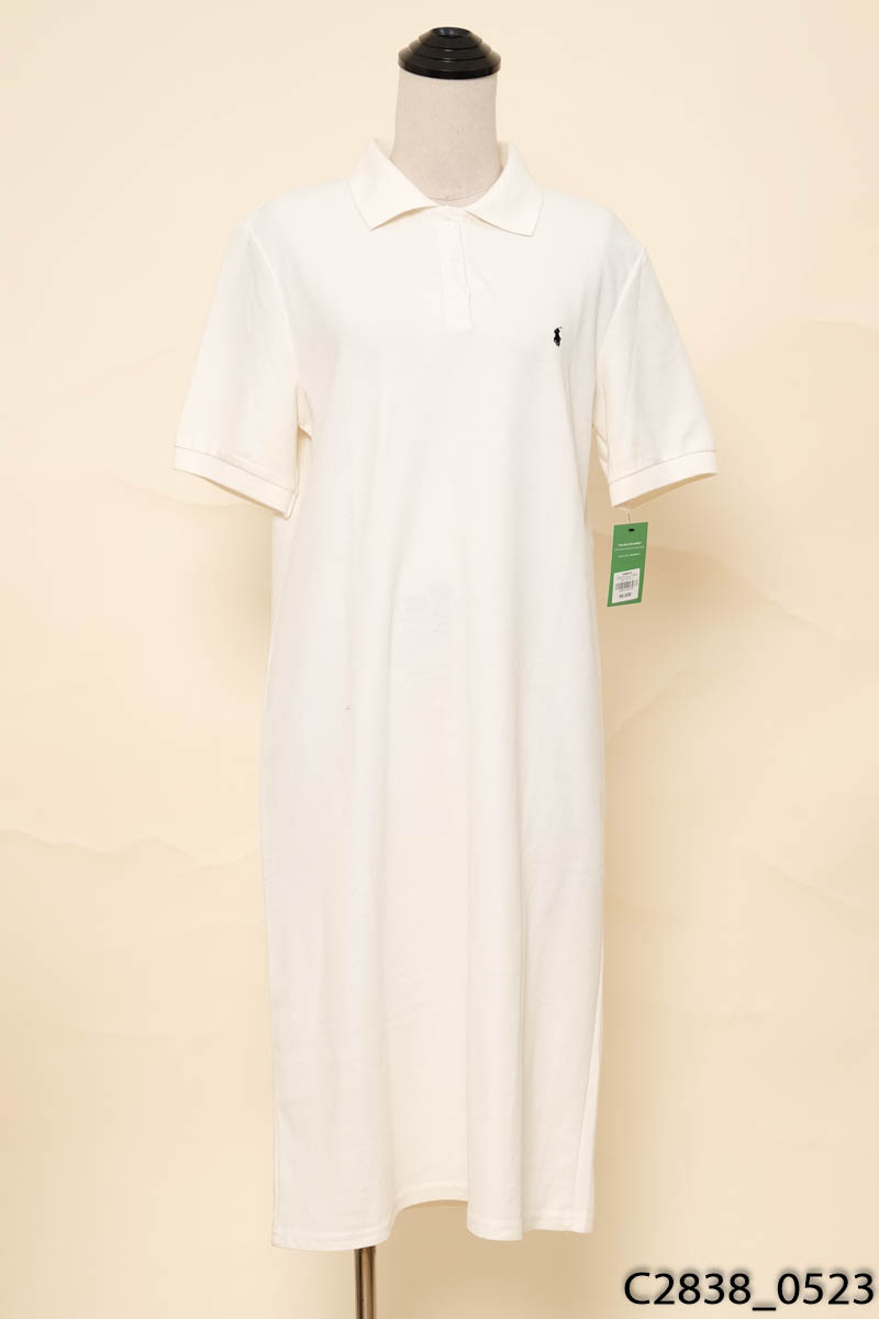 SIMPLE - Đầm polo be