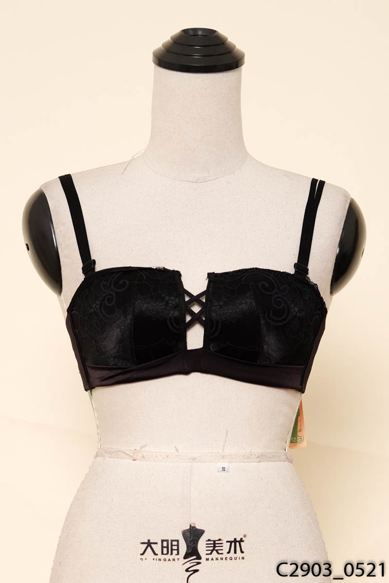 Áo lót đen phối ren New Tags