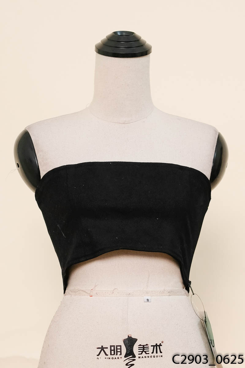 GU-Corset đen New Tags