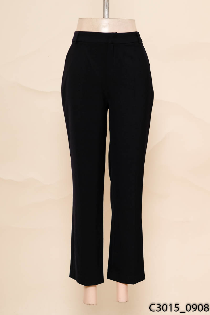 JOIE- Quần baggy xanh than