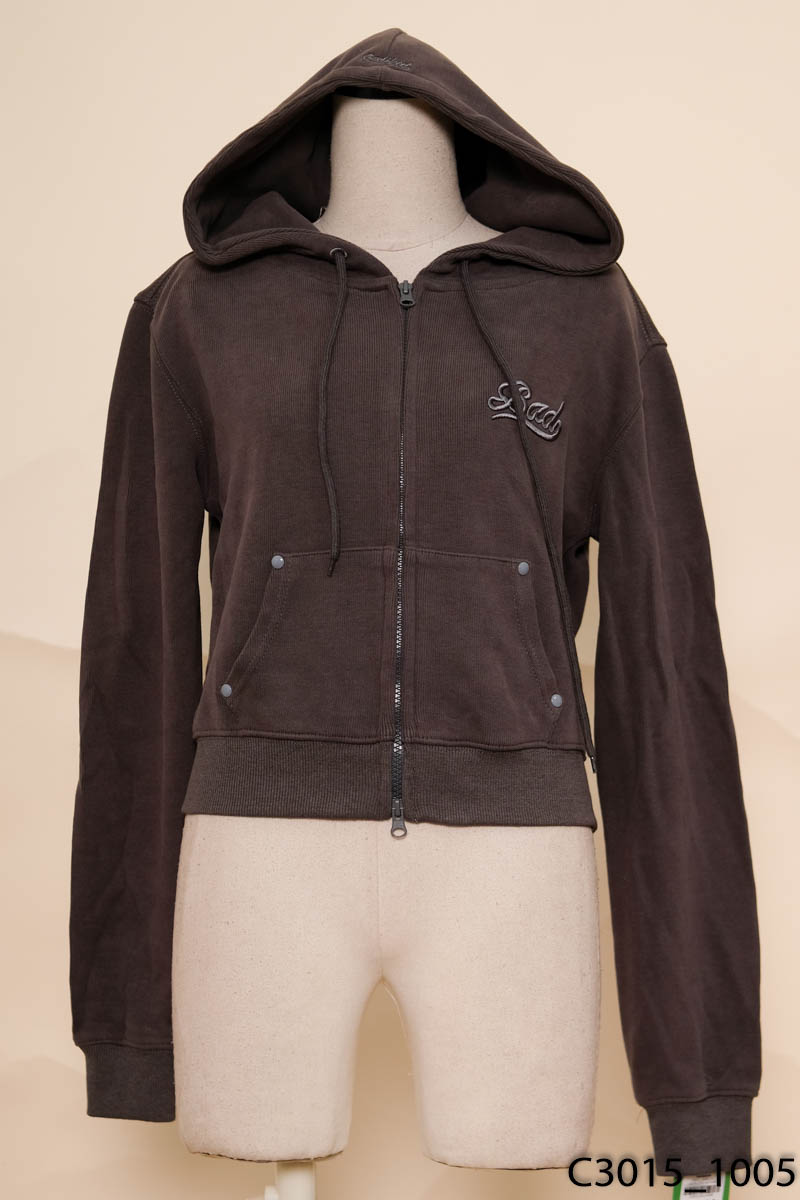 BADBLOOD- Áo khoác hoodie nỉ xám