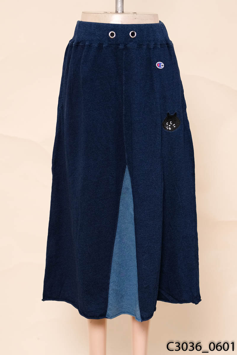 Chân váy jeans xanh