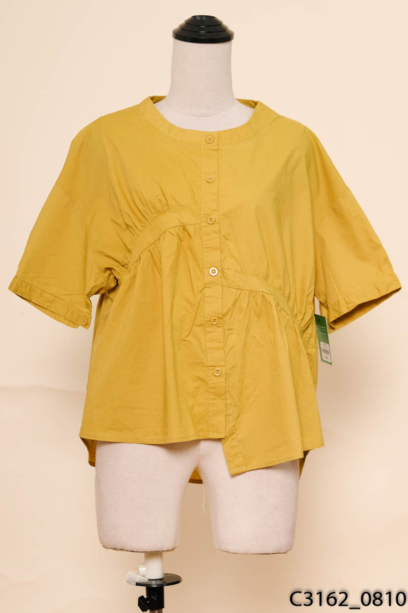 Áo xanh cộc tay