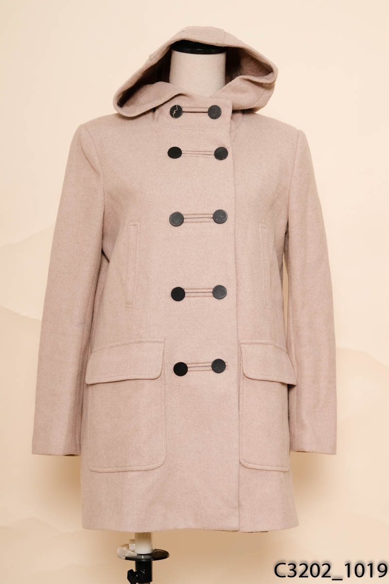 Áo khoác dạ be nâu Adore Dress