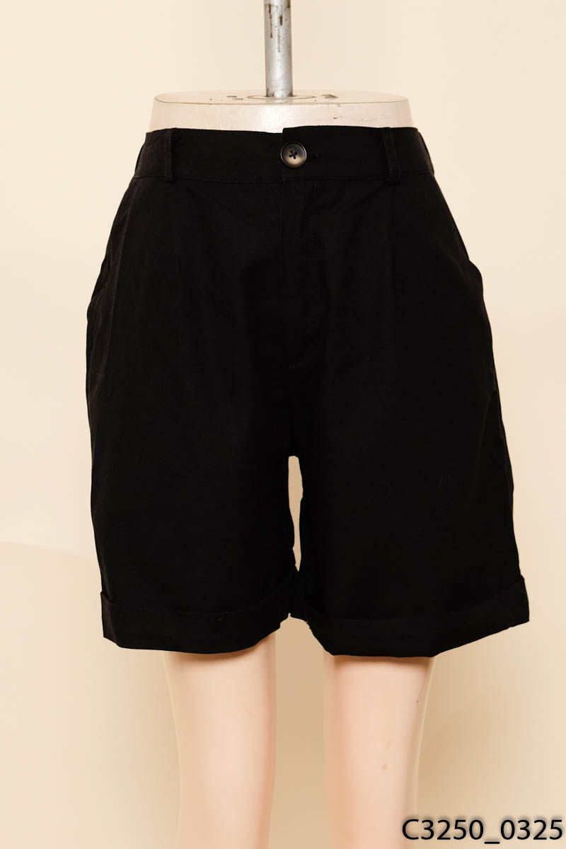 LAHSTUDIO-Quần shorts đen