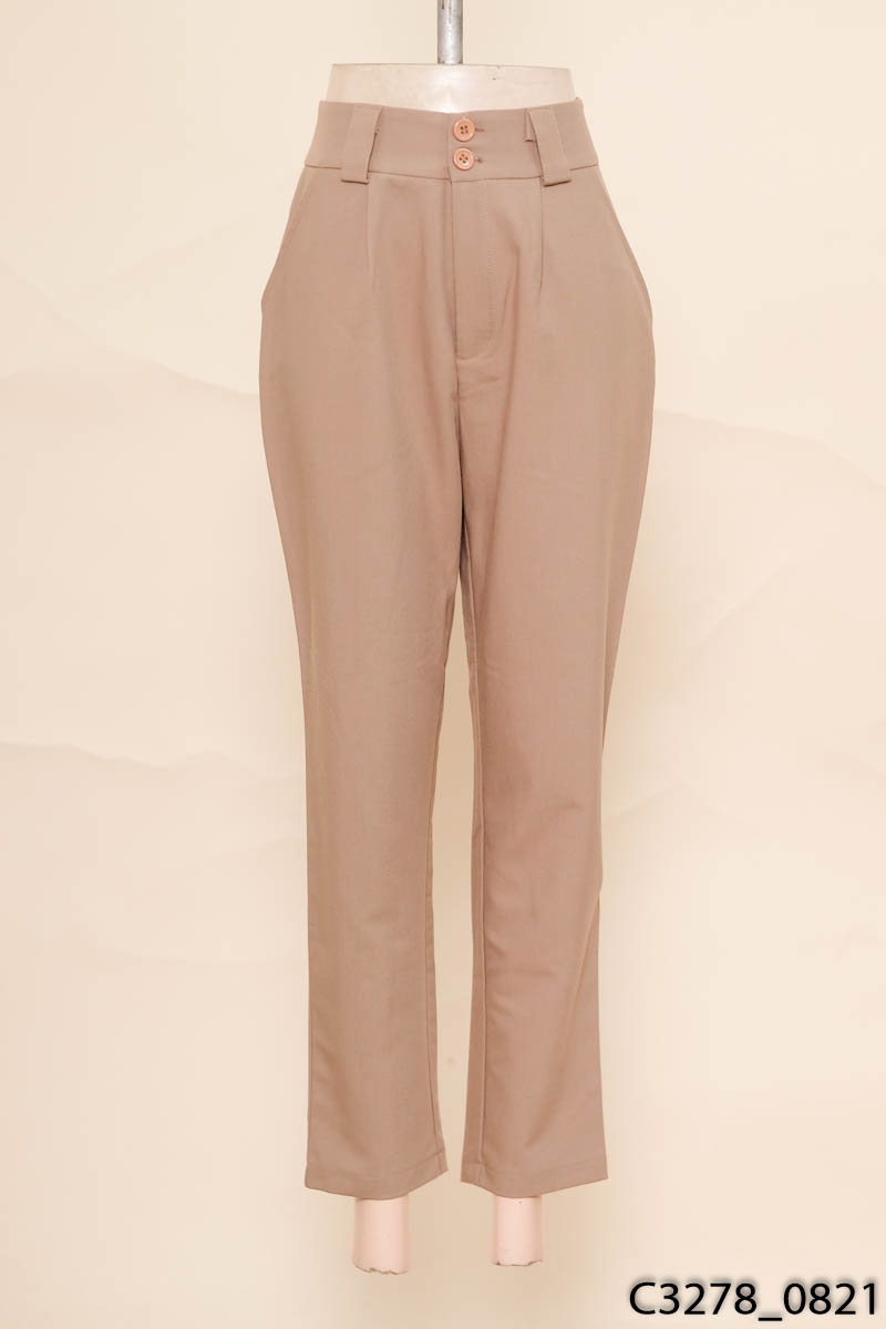 Quần nâu baggy