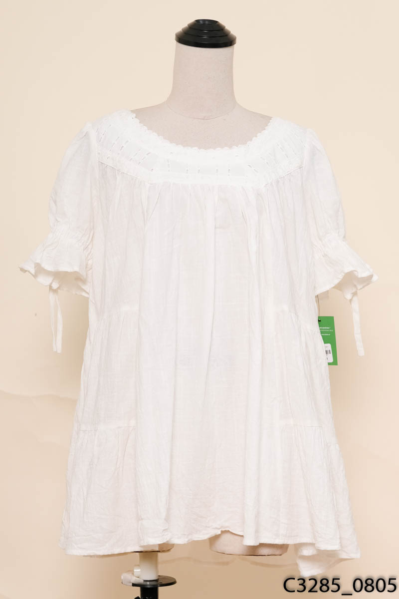 Đầm babydoll trắng