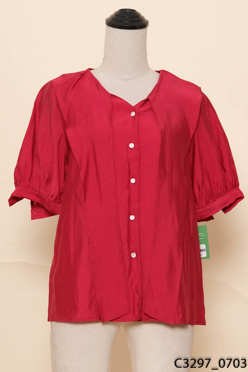 Áo đỏ cộc tay