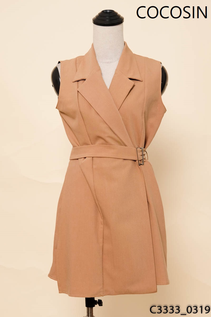Jumpsuits nâu sát nách Cocosin