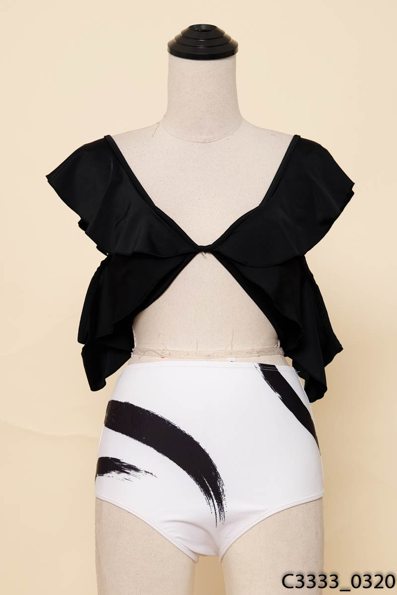Bikini trắng đen Cocosin New Tags