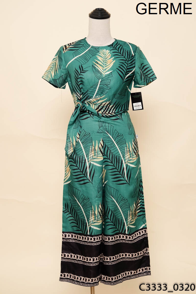 Jumpsuits xanh lá Germe