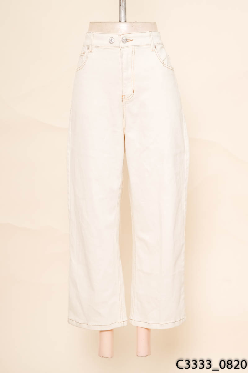 Quần jeans be ống đứng