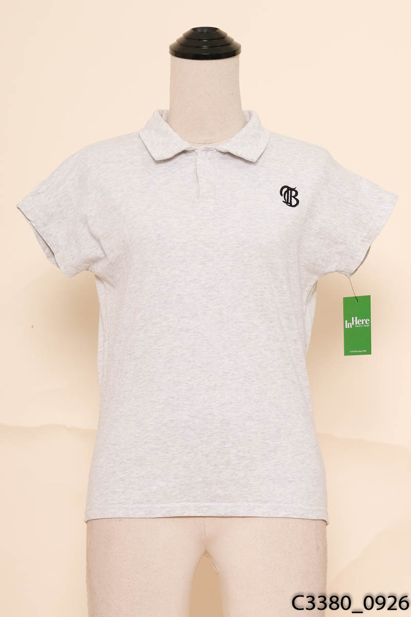 Áo polo xám