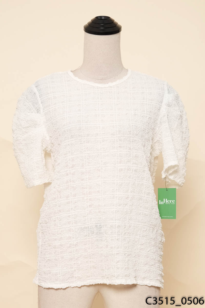 Áo xốp trắng