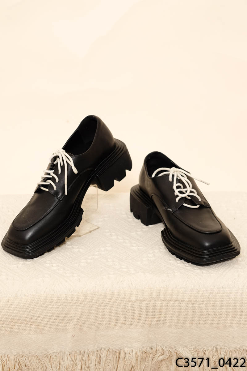 ENSO STUDIO-Giày Loafer đen
