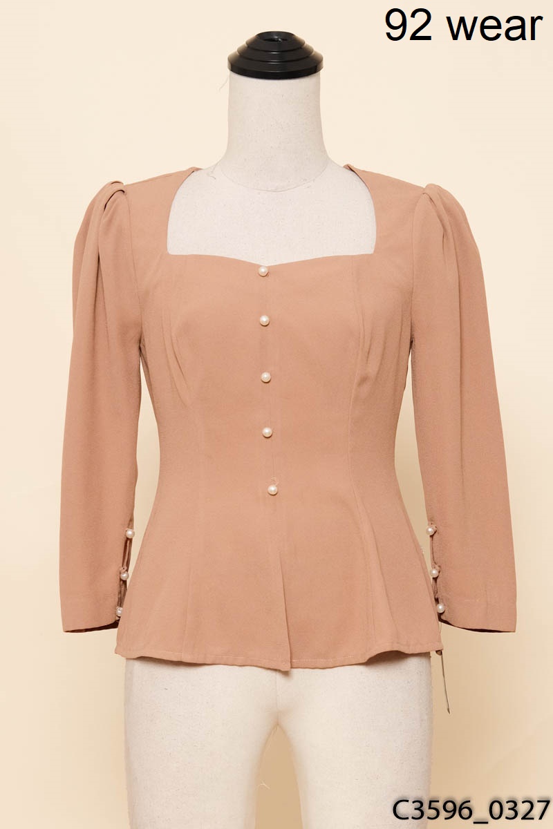 Áo nâu cúc ngọc 92 wear