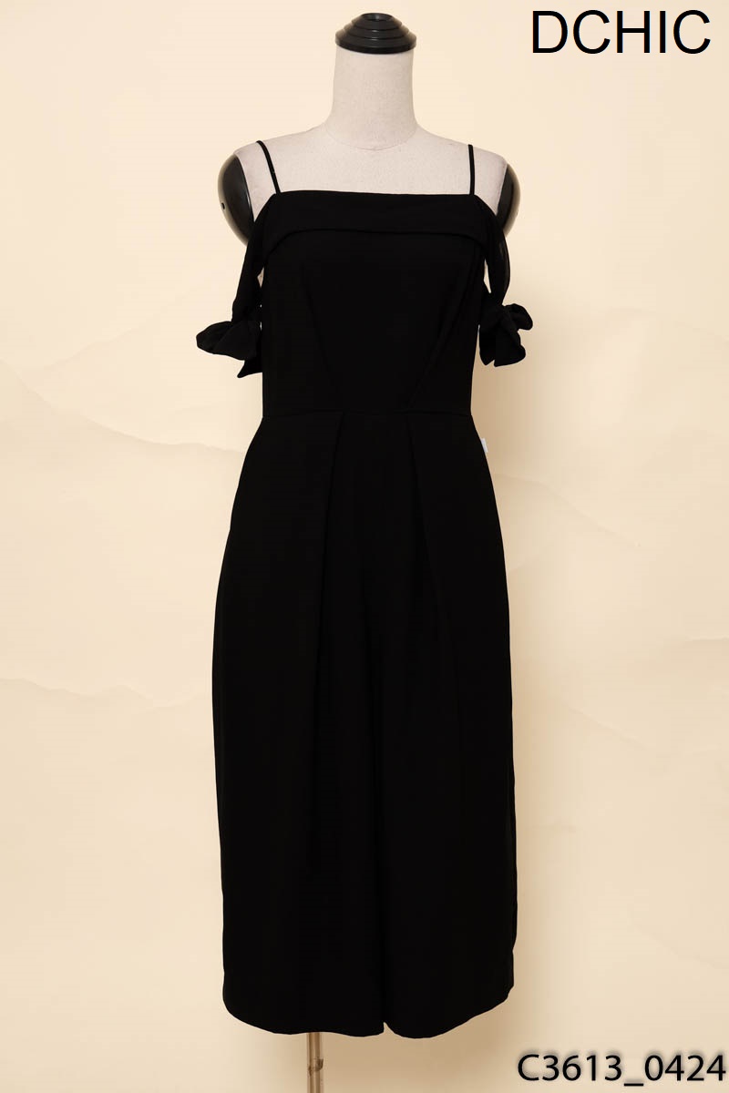 Jumpsuits đen 2 dây trễ vai D.chic