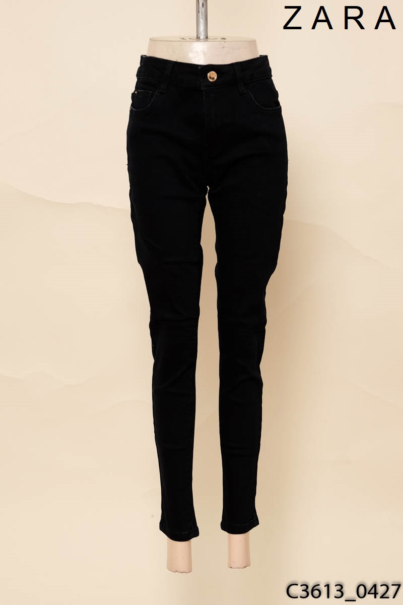 Quần jean xanh than Zara