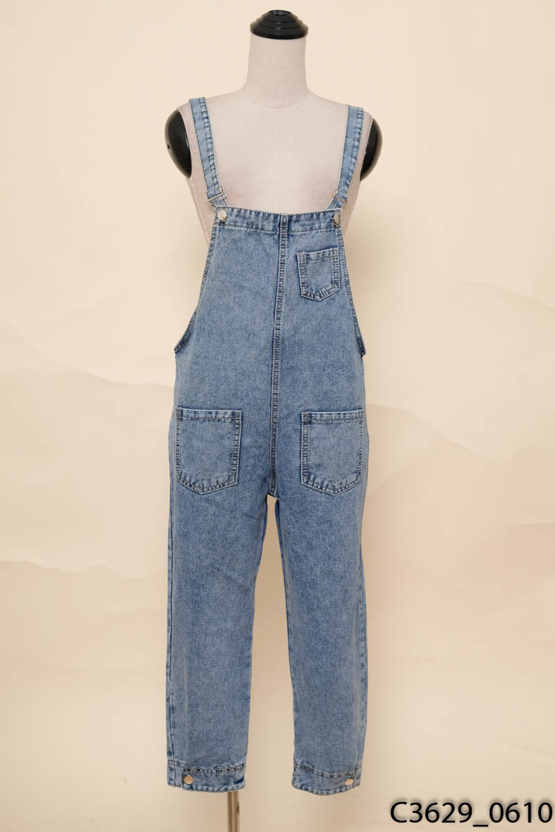 Quần yếm jeans xanh