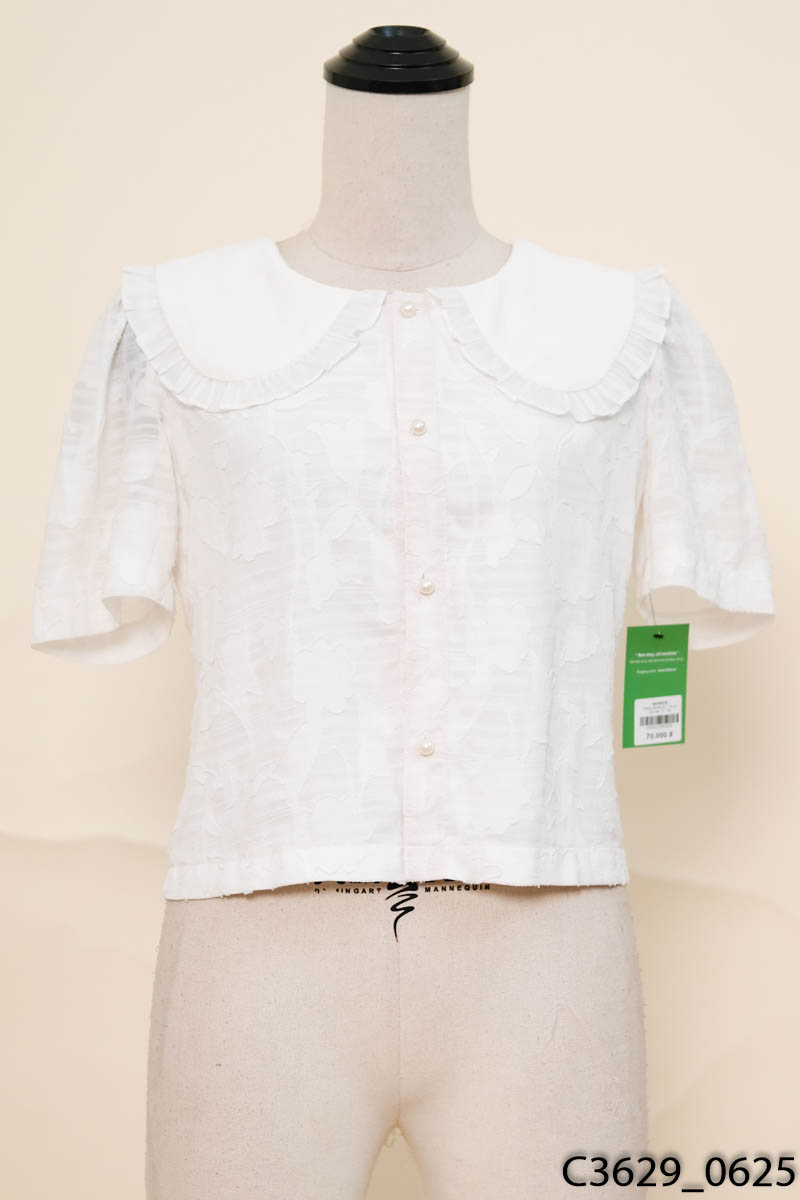 Áo be họa tiết