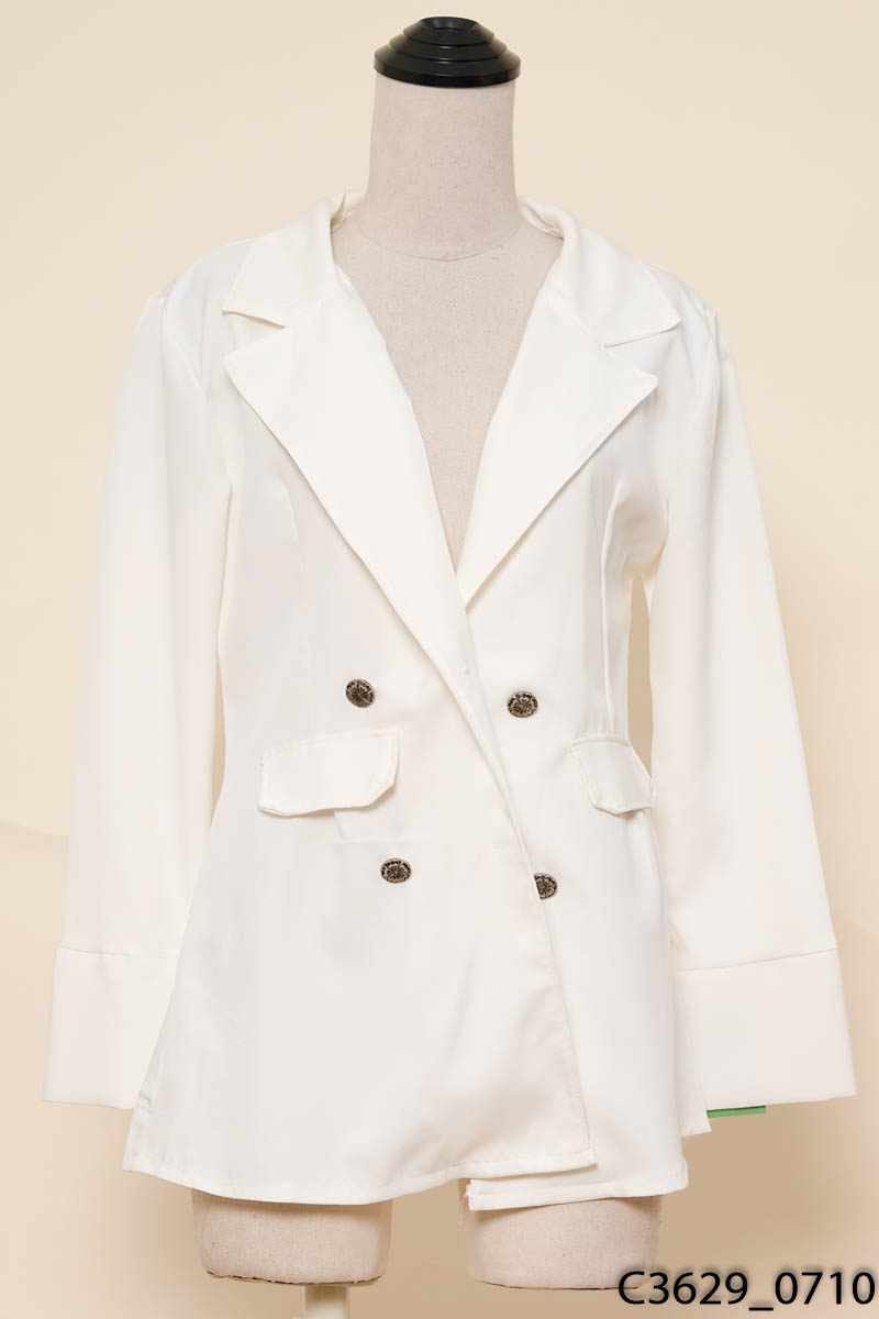 Áo khoác vest trắng