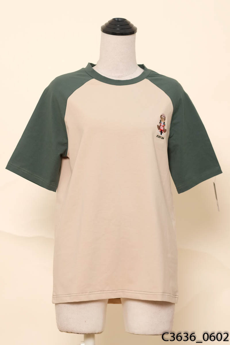 TEE MAN - Áo thun be phối xanh họa tiết New Tags