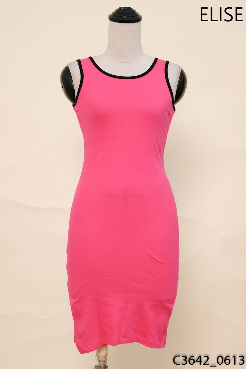 Đầm hồng elise New Tags