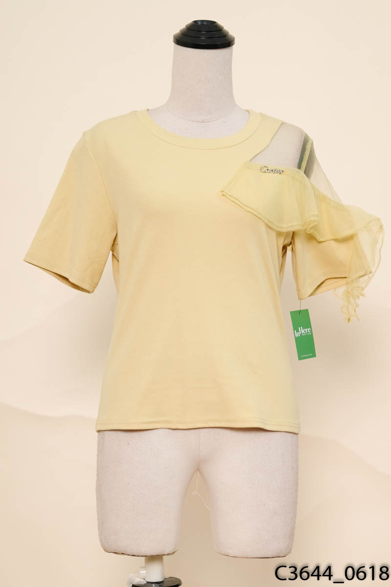 Áo xanh phối lưới New Tags