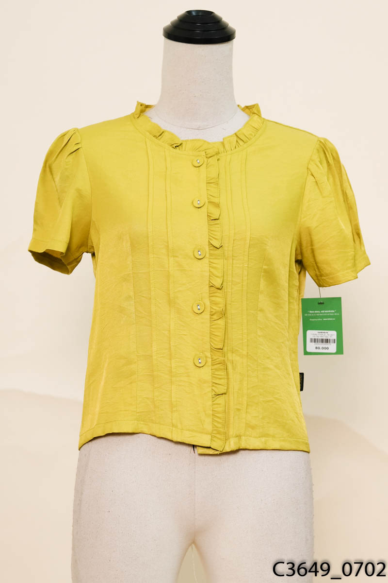 Áo xanh cộc tay New Tags