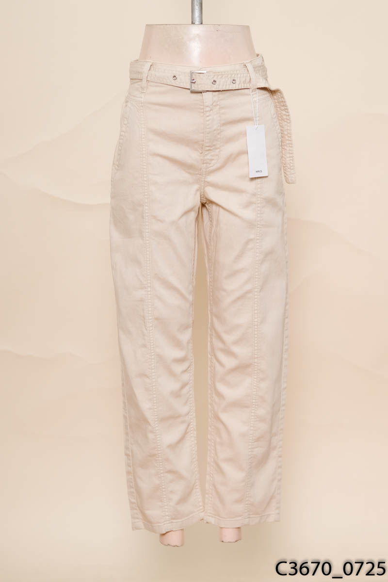 Quần baggy be MANGO New Tags