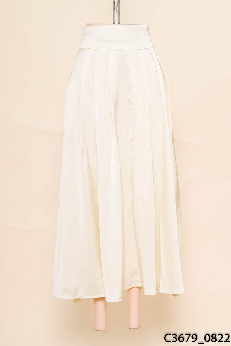Chân váy be xếp ly New Tags