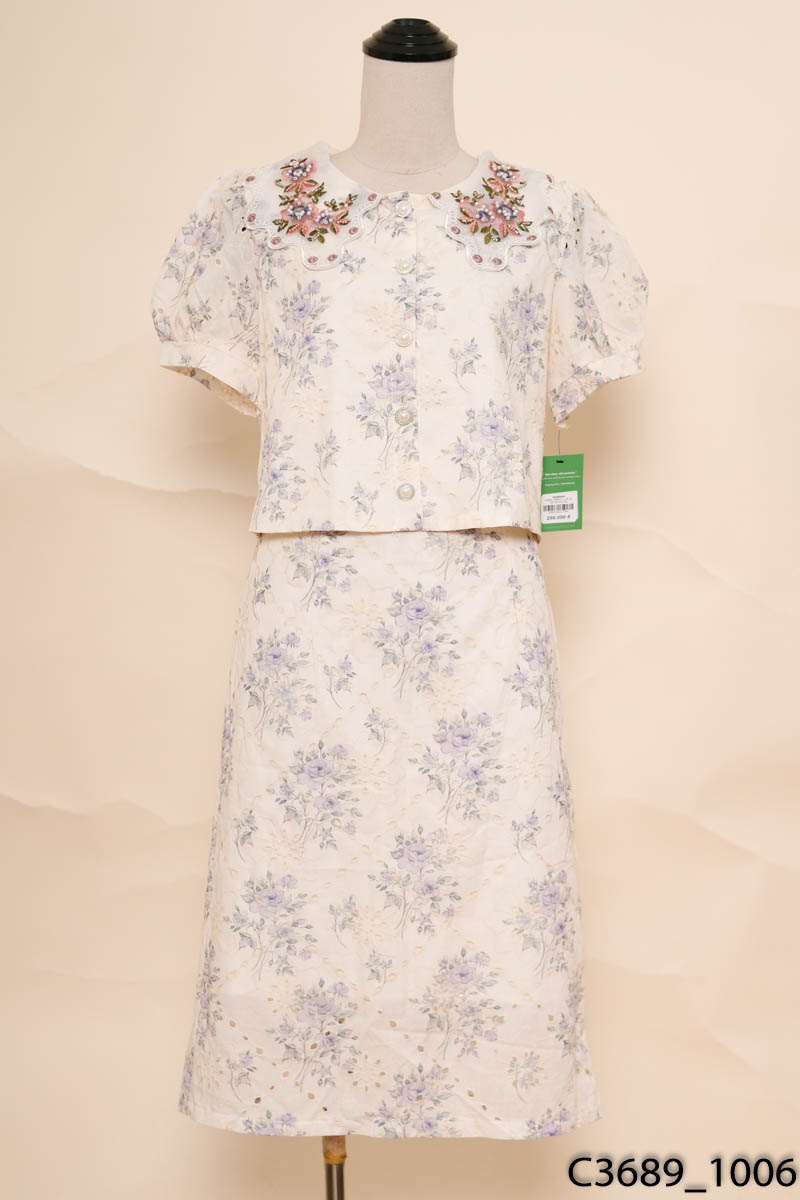 Set be họa tiết hoa New Tags