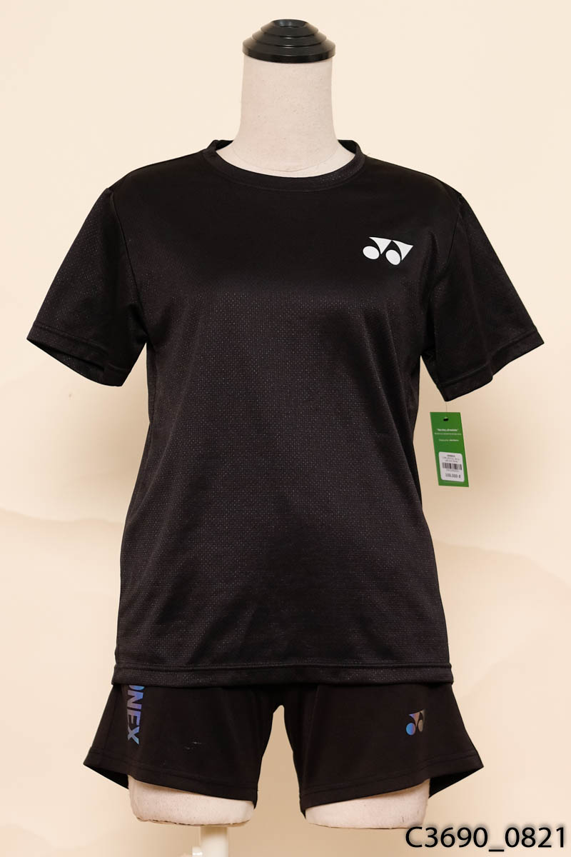 Set áo+ quần short tập đen