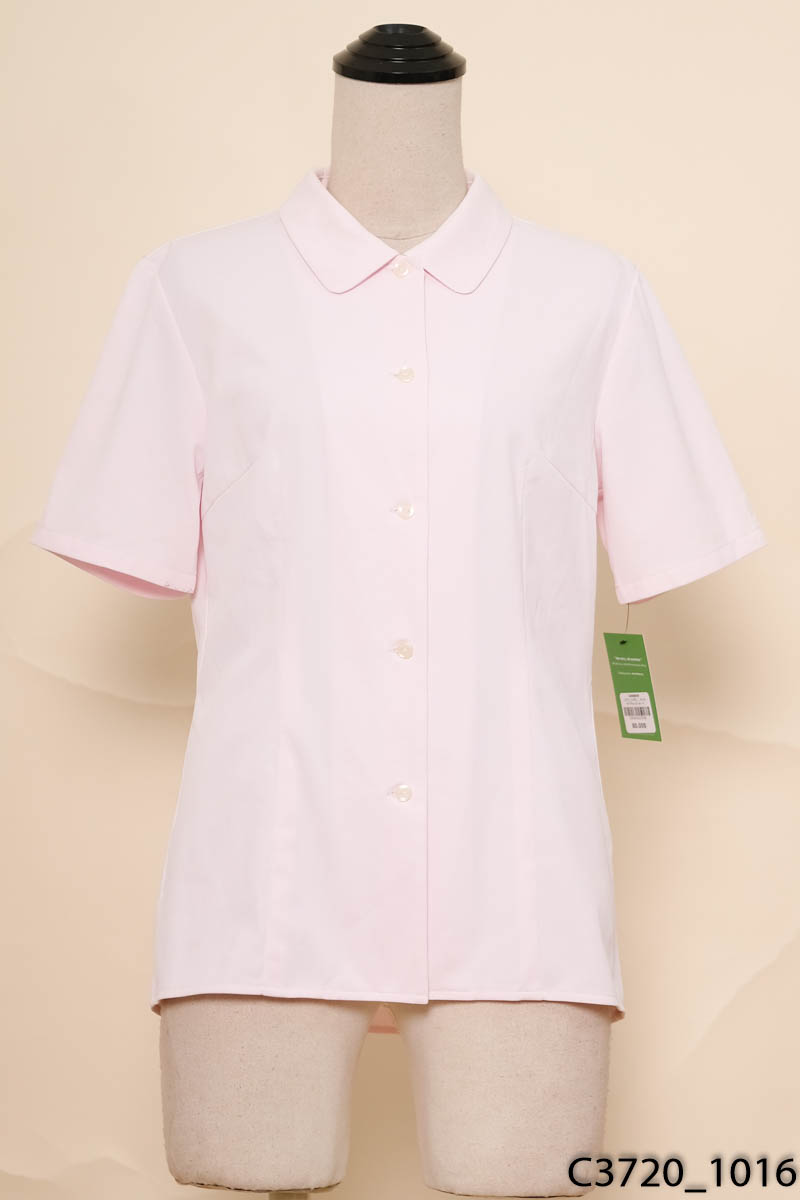 Áo sơ mi hồng cộc tay
