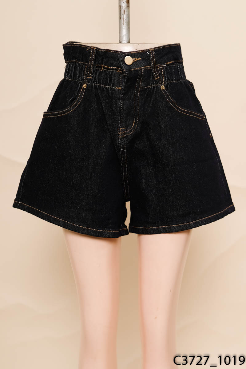 Quần shorts jean xanh