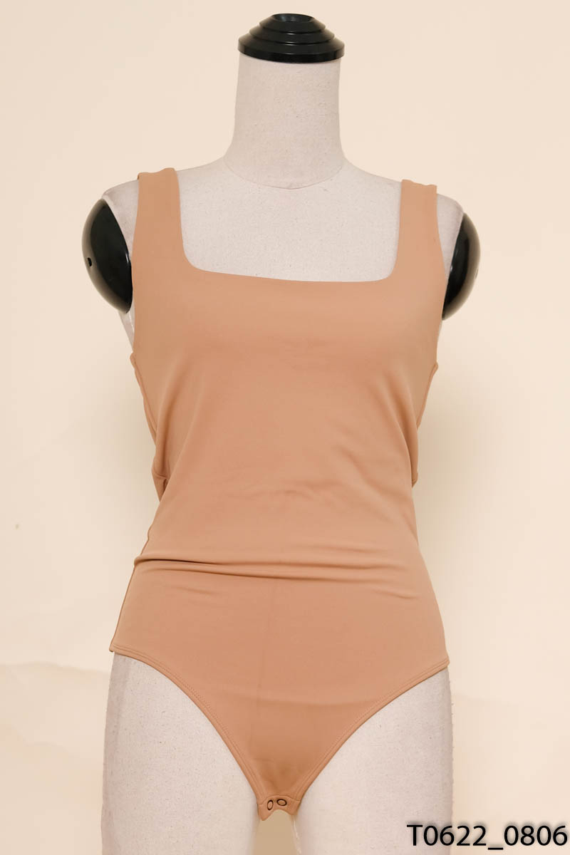EXPRESS - Jumpsuits ba lỗ nâu