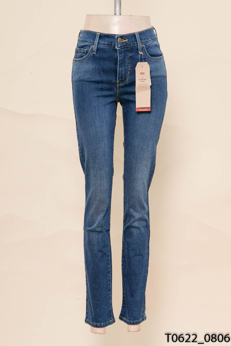 Quần jeans xanh cạp cao Levi's New Tags