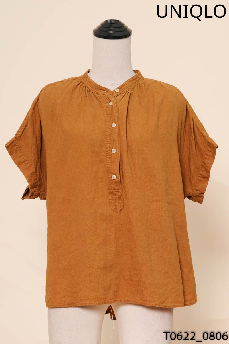 Áo nâu tay hến form rộng Uniqlo