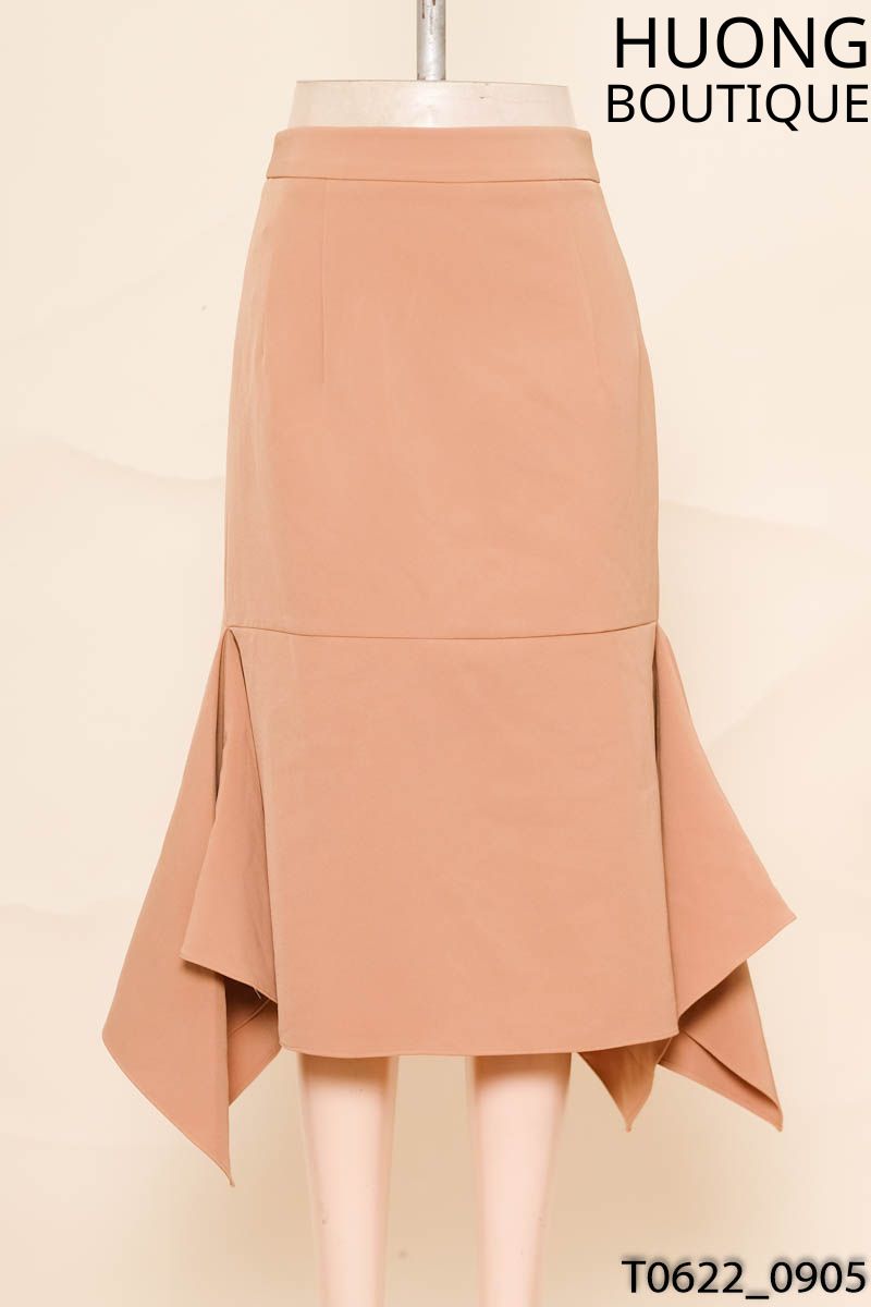 Chân váy đuôi cá nâu Huong Boutique