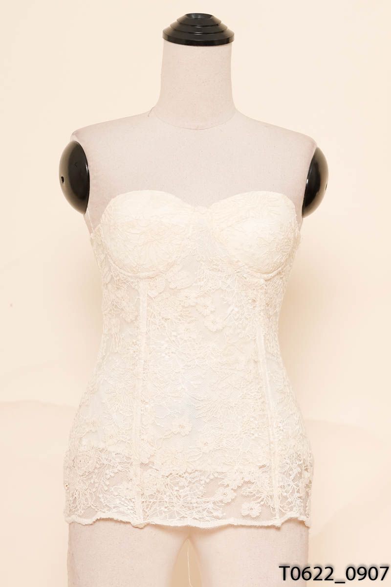 Áo corset be lưới ren New Tags