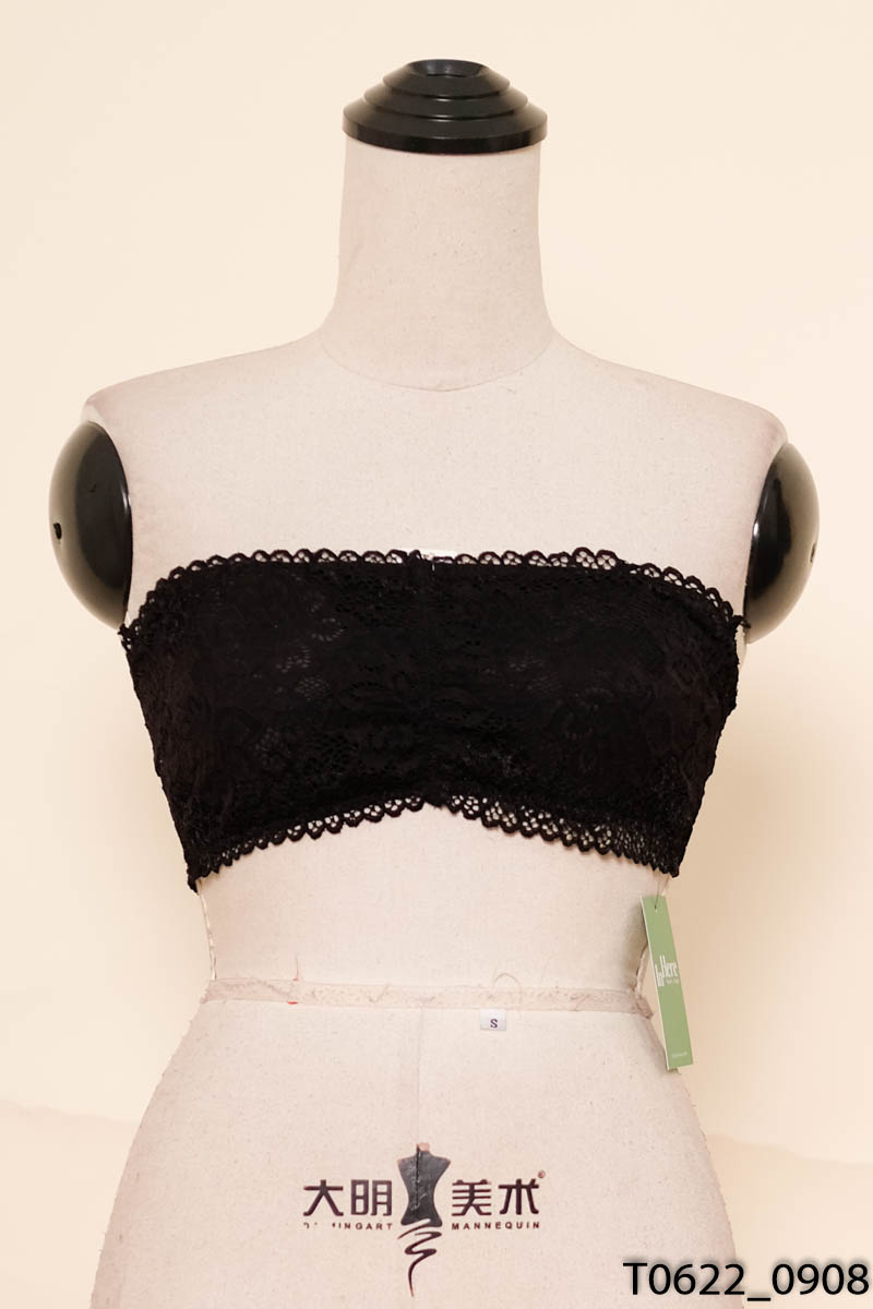 Áo bra ren quây ngực đen New Tags