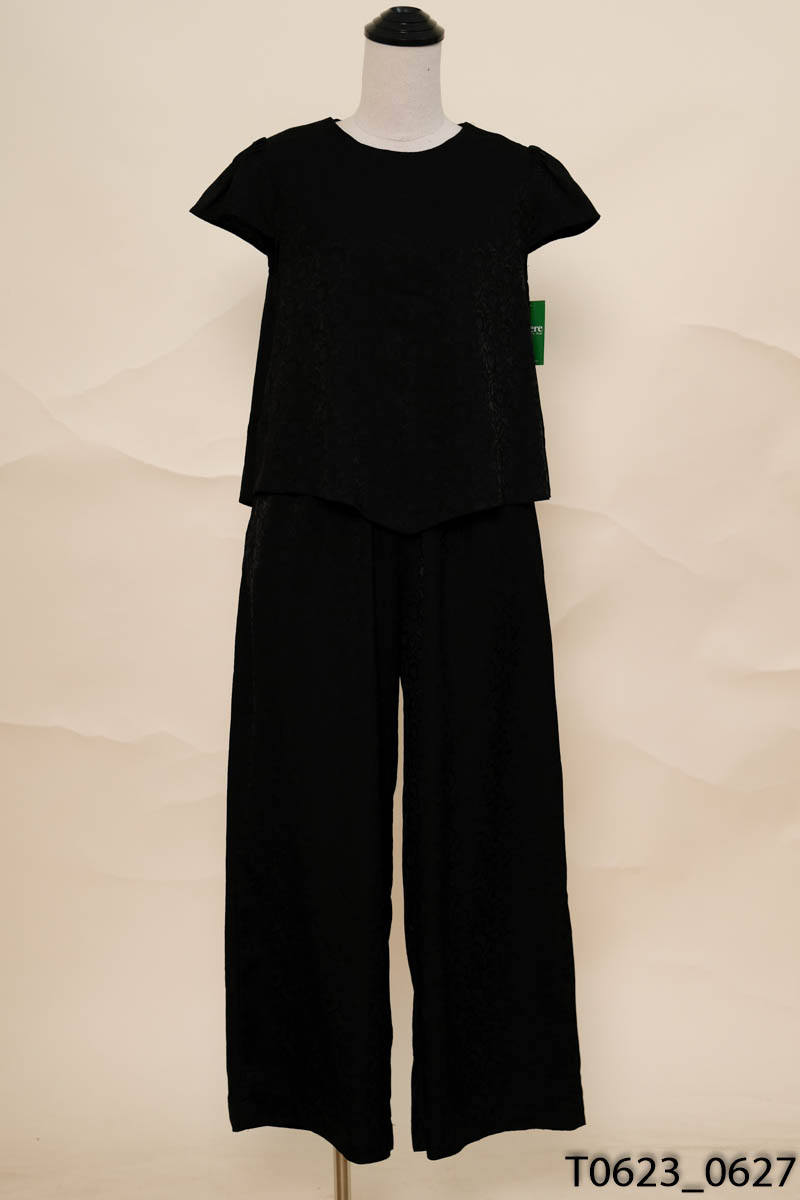LINEN BY GIANG-Set lụa đen