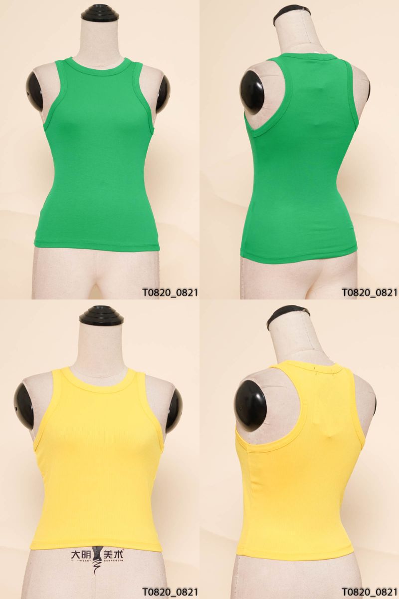 IVISVIAL - Set 2 áo ba lỗ xanh + vàng New Tags