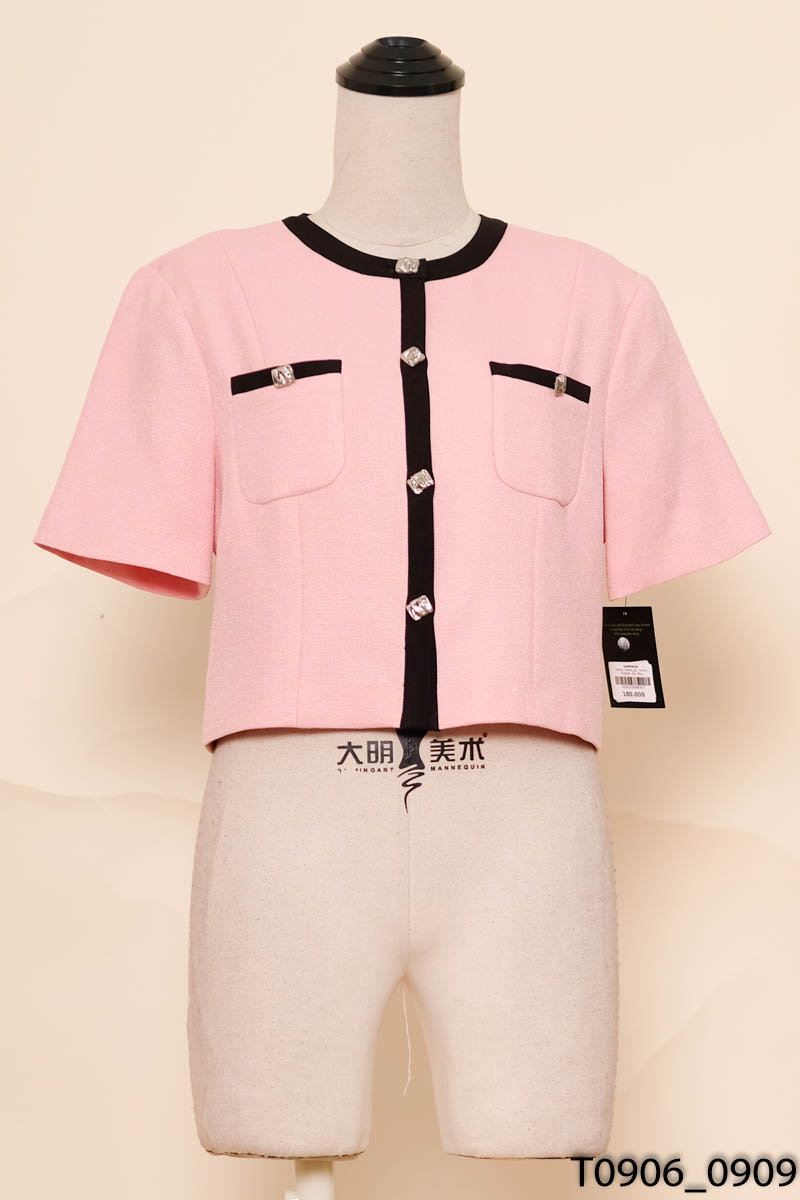 MINDY DESIGN - Áo hồng cộc tay