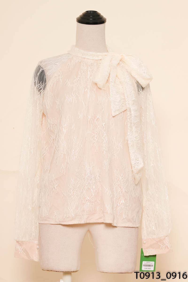 EMVY CLOTHING - Áo be phối lưới New Tags