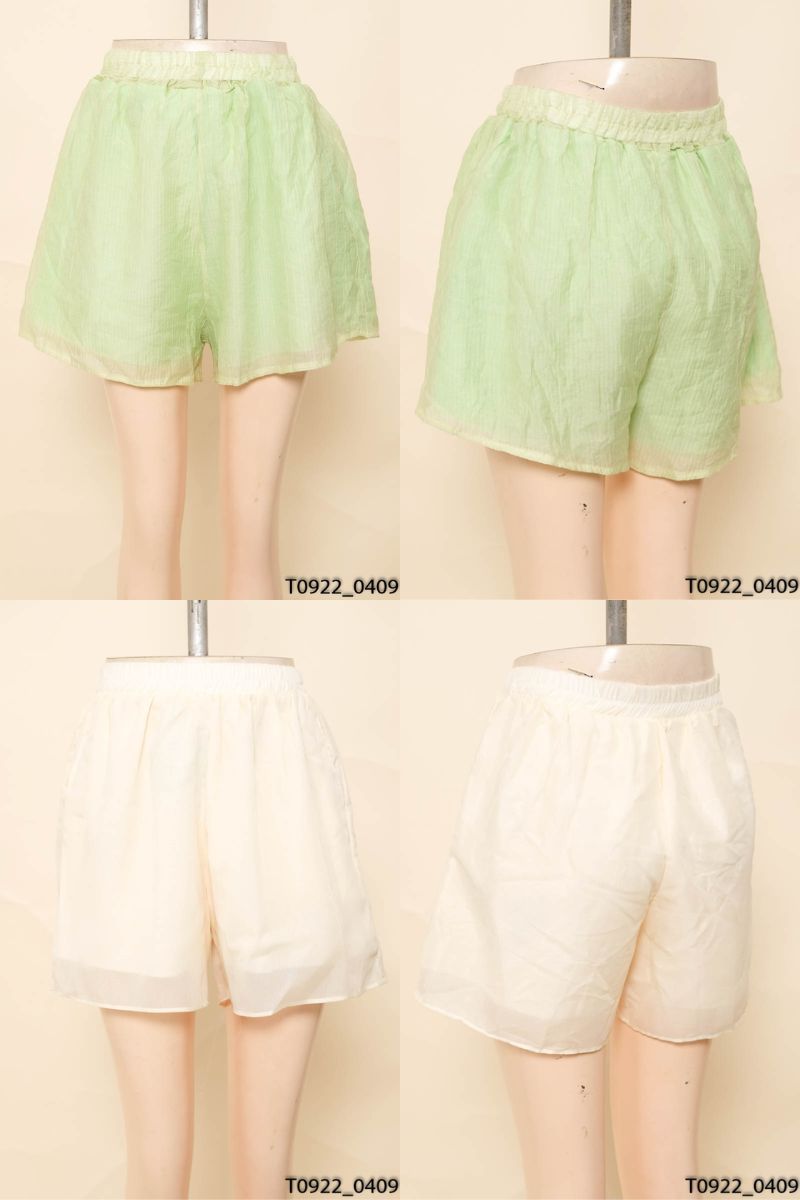Combo 2 quần shorts be + xanh cốm