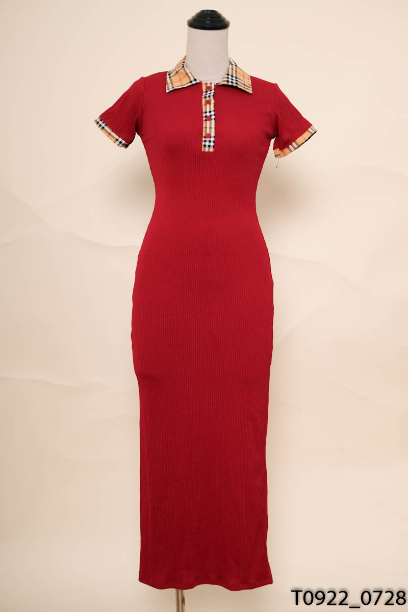 Đầm polo đỏ