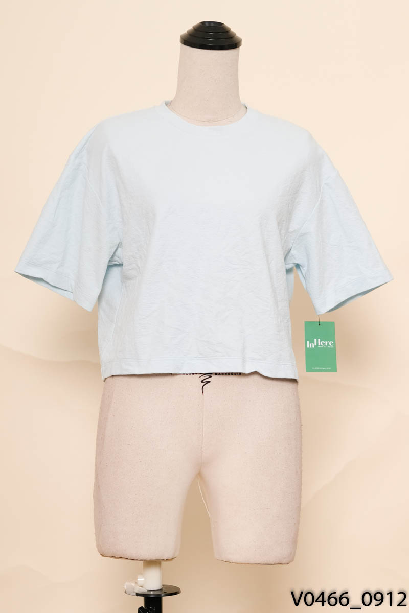 Áo thun xanh nhạt Uniqlo