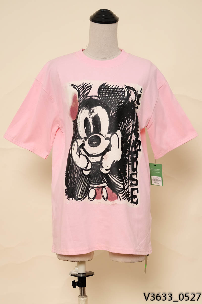 Áo thun hồng mickey New Tags