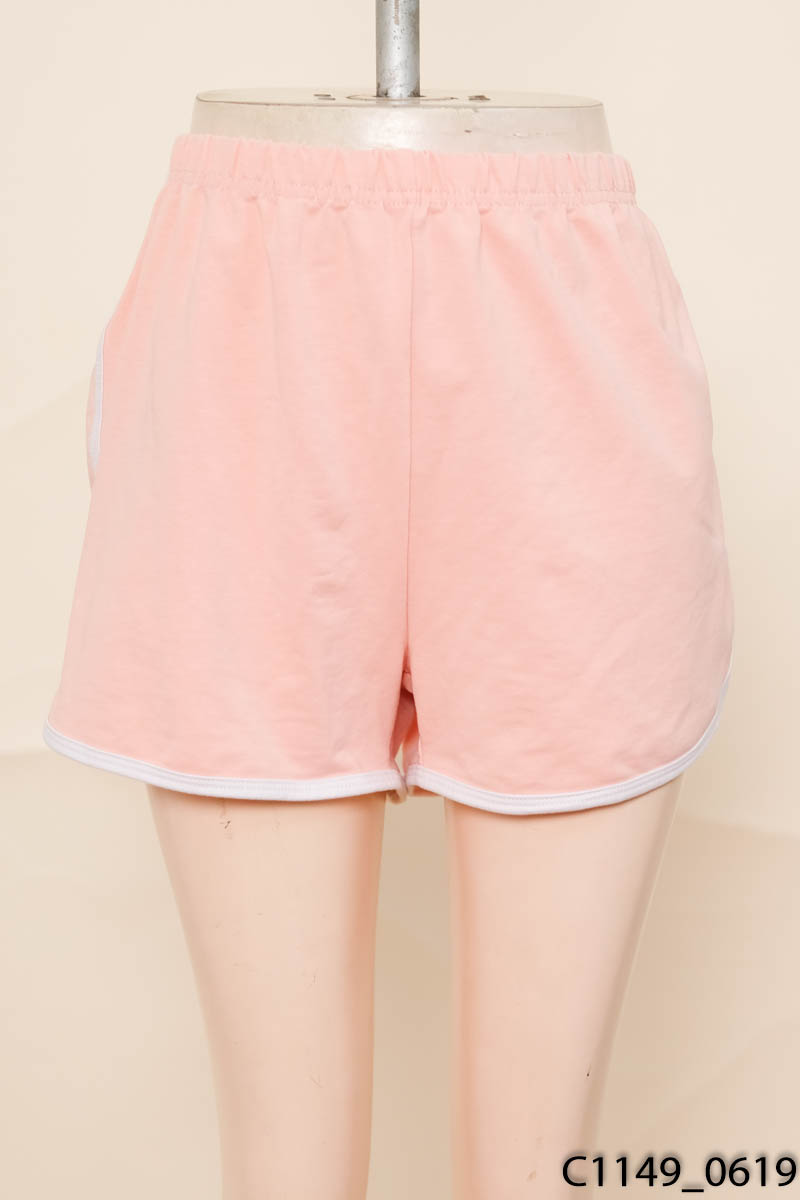 LOVITO- Quần short hồng viền trắng